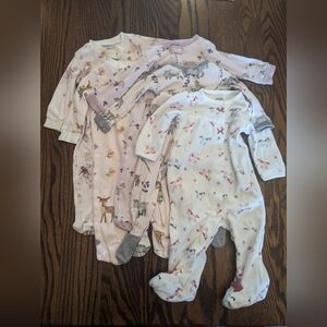 Burt's bees 3-6m footed sleepers